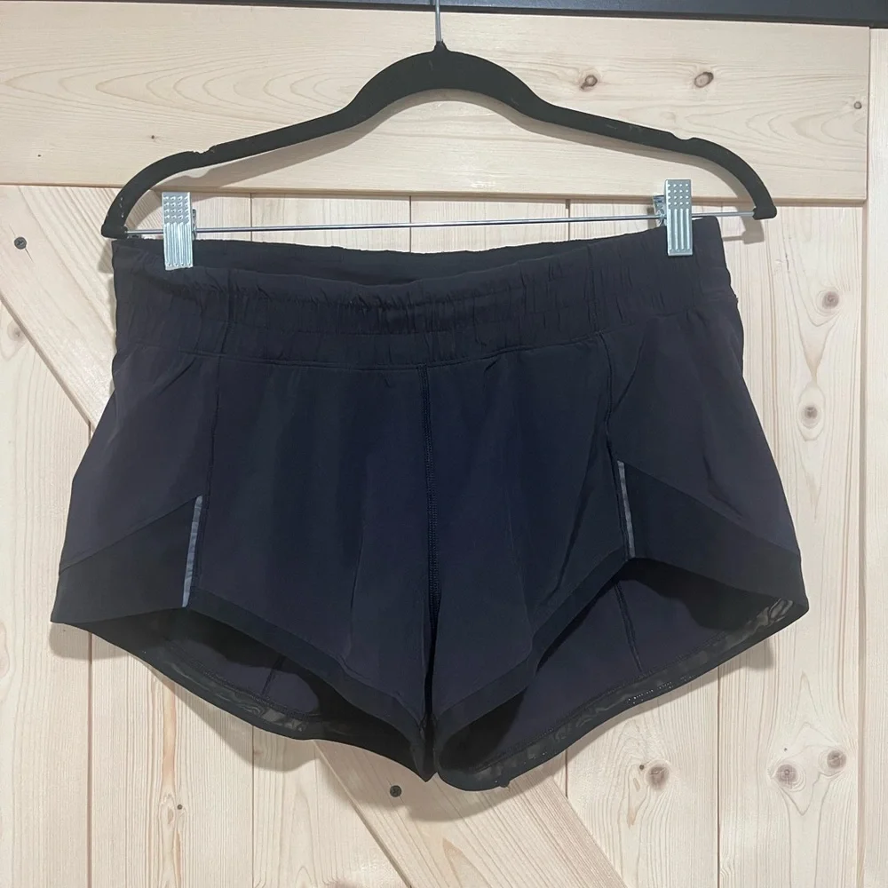 Like New Lululemon Hotty Hot Lined Shorts in Black, Size 10. - Picture 7 of 12